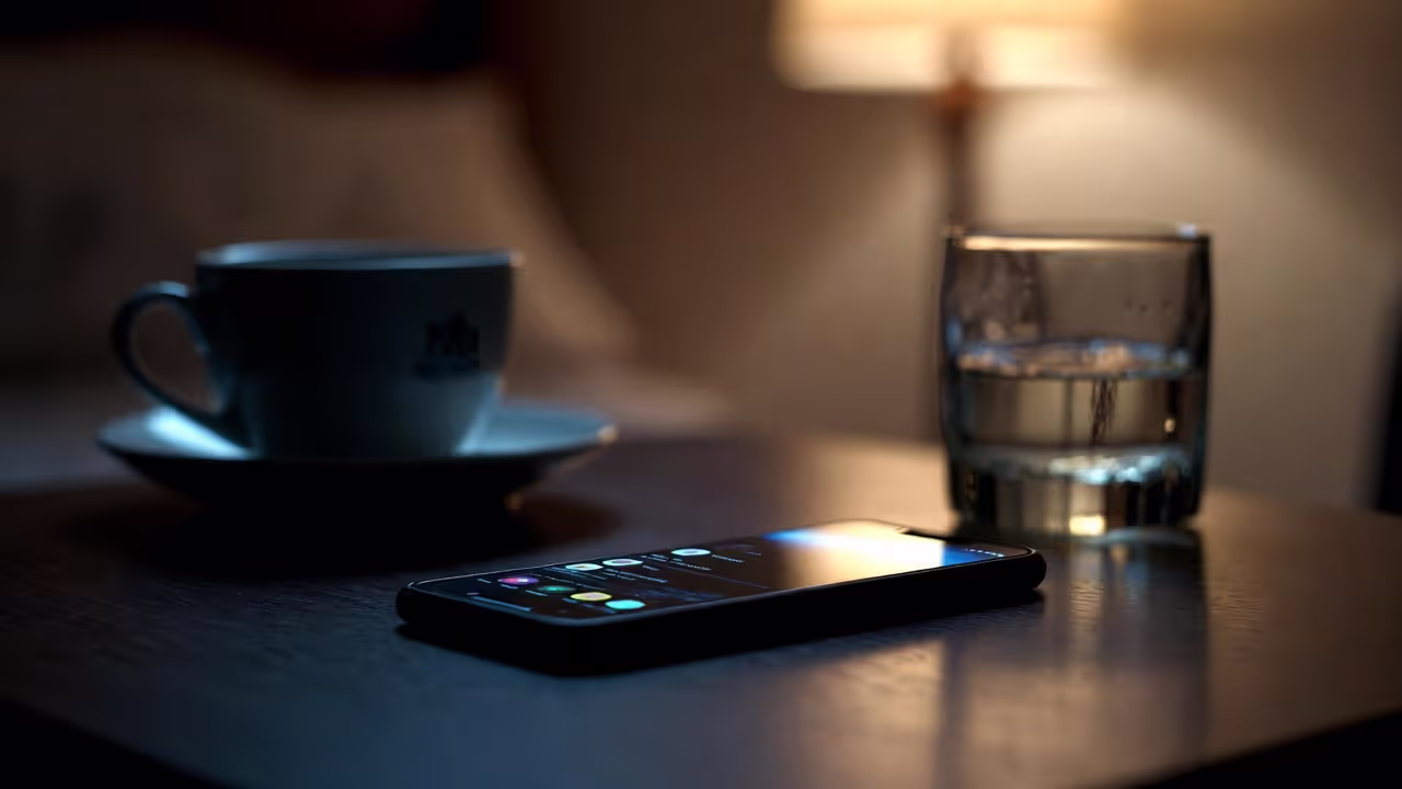 Evening habits that worsen nighttime anxiety